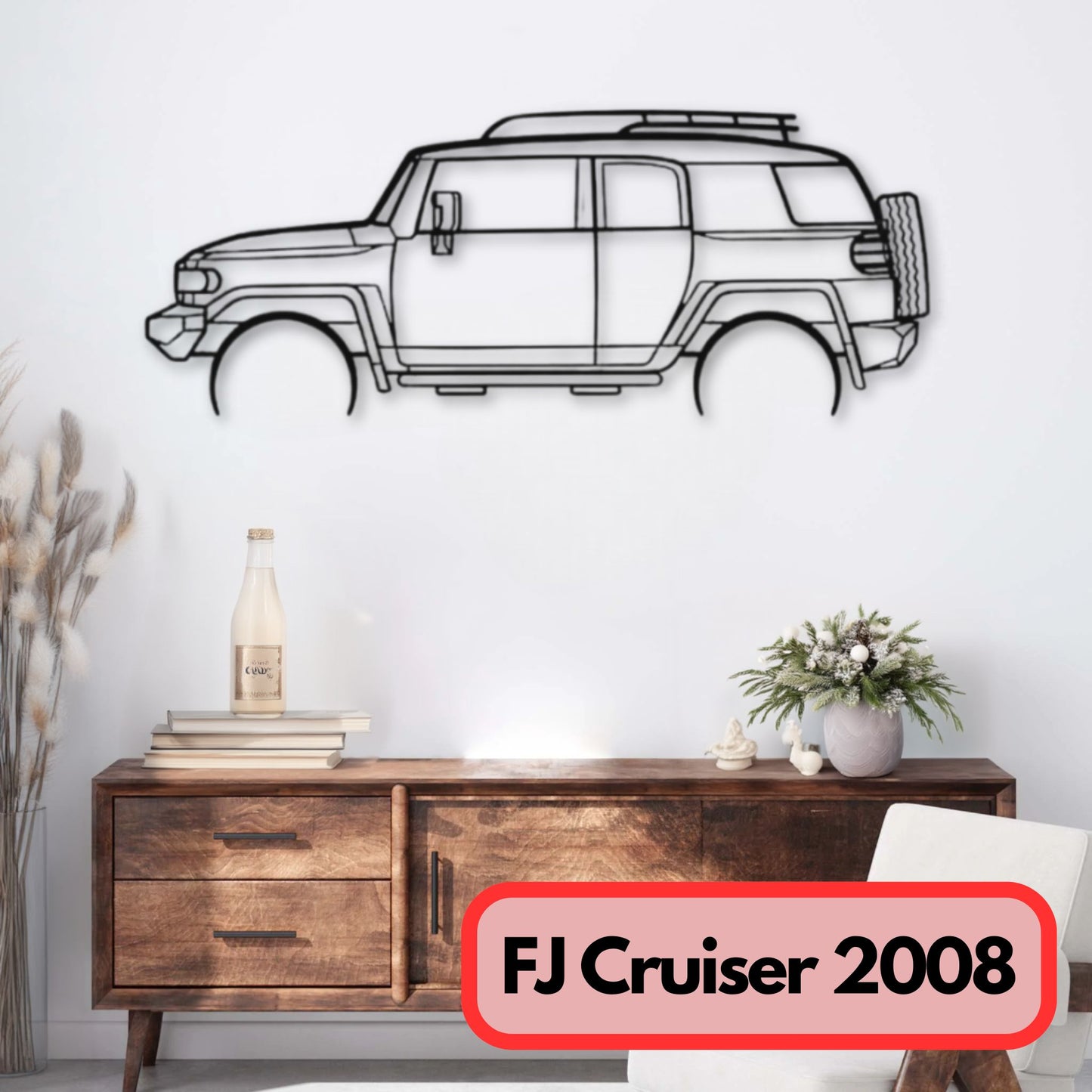 Décoration murale métal FJ Cruiser 2008