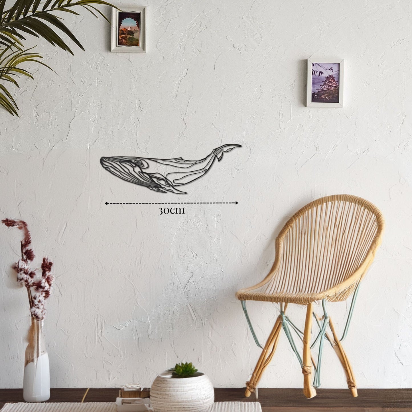 petite décoration murale baleine