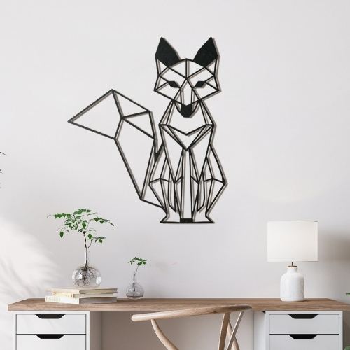 Déco Murale Renard en Métal